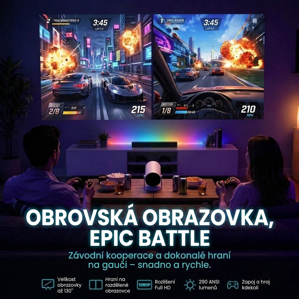 BeamVerse přenosný projektor